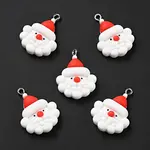 Christmas Opaque Resin Pendants