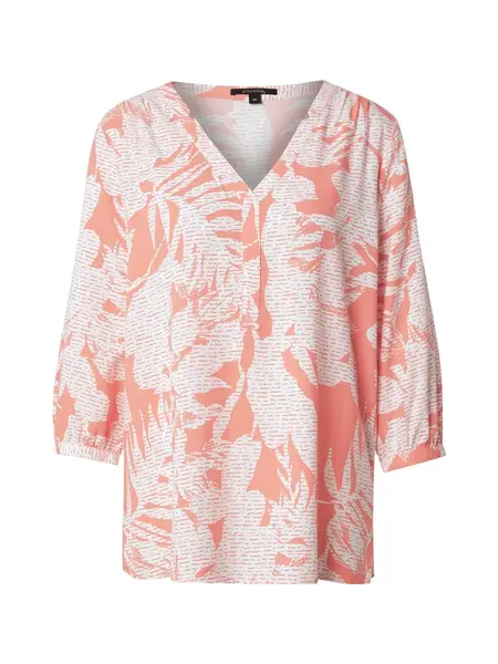 COMMA Blúzka  staroružová / biela