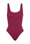 LSCN by LASCANA Jednodielne plavky  červeno-fialová