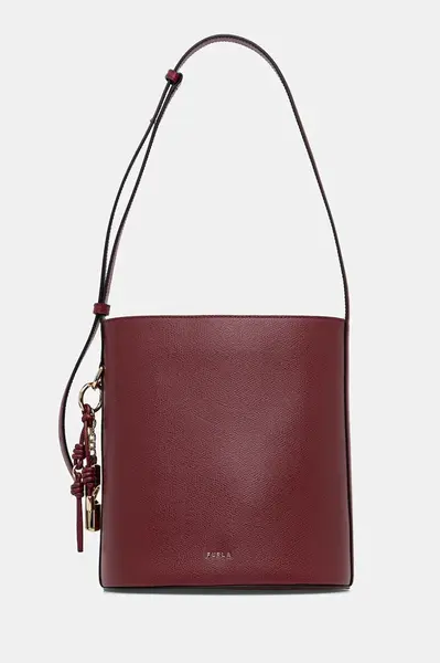 Kožená kabelka Furla