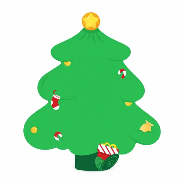 Niimbot 1EA03023902, 49x49mm, 150ks, vianočný stromček, farebné samolepiace štítky