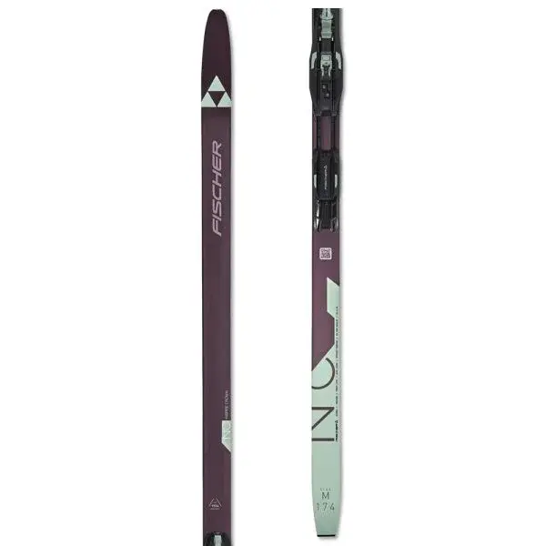 Fischer INSPIRE EF SET + BDG CONTROL STEP Dámske bežecké lyže, fialová, veľkosť