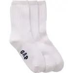 GAP V-B BAS CREW 3PK Chlapecké ponožky, bílá, velikost