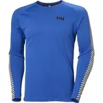 Helly Hansen LIFA ACTIVE STRIPE CREW Pánske funkčné tričko, modrá, veľkosť XXL
