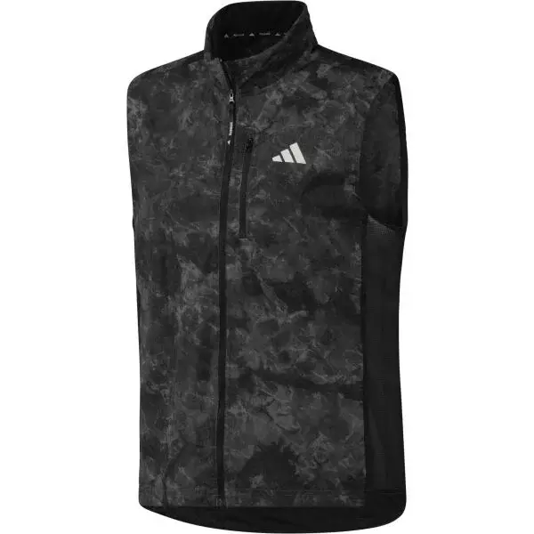 adidas OWN THE RUN SD VEST M Pánska bežecká vesta, tmavo sivá, veľkosť XXL