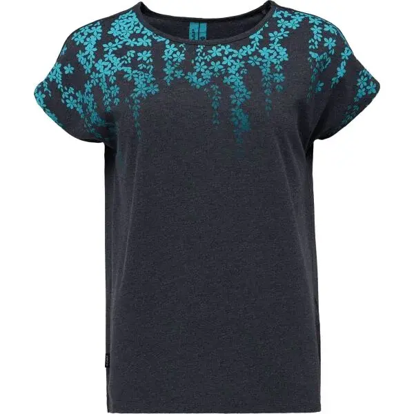 LOAP AUKENA Dámské tričko, tmavě šedá, velikost