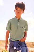 Dětská bavlněná polokošile Mayoral