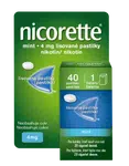NICORETTE Mint 4 mg lisované pastilky, 40 pastilek