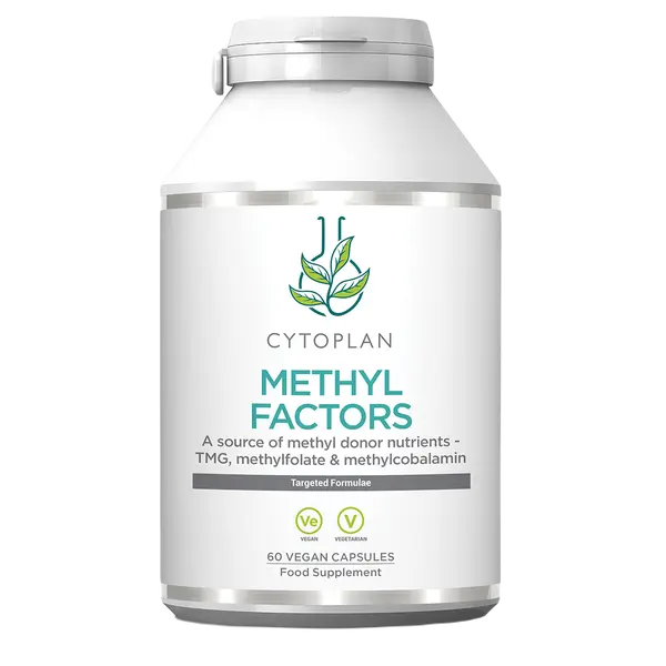 CYTOPLAN METHYL FAKTORY - B1 + Betain + B2 + B6 + Kyselina listová (L-Methylfolát) + Vitamín B12 a Zinek 60 kapslí