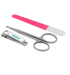 BABYONO Set dětská manikúra červená 3 ks