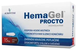 HEMAGEL PROCTO Rektální čípky 15 ks
