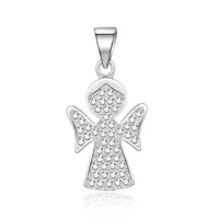 MOISS Strieborný prívesok s kubickými zirkónmi AnjelP0001149