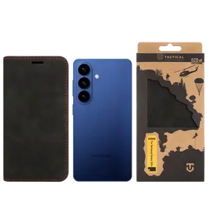 Flipové pouzdro Tactical Xproof pro Samsung Galaxy S26+, black hawk