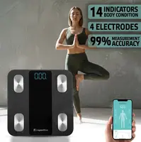 Chytrá osobní váha inSPORTline Syncale 20 černá