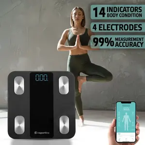 Chytrá osobní váha inSPORTline Syncale 20 černá