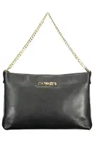 Čierna kabelka cez rameno s retiazkou