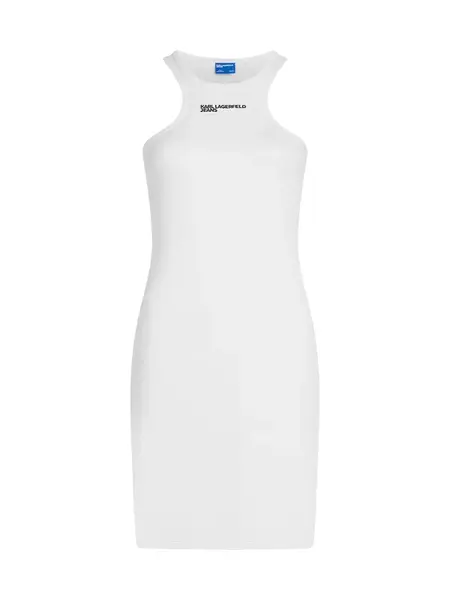 KARL LAGERFELD JEANS Šaty  čierna / biela