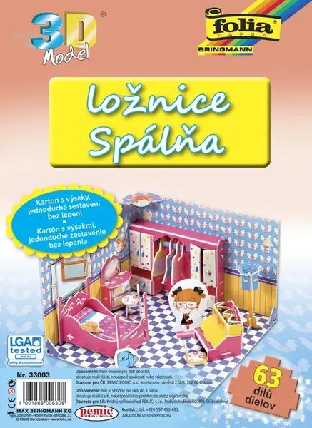 3D model Ložnice