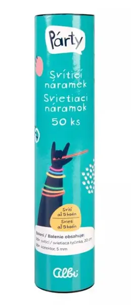 Svítící náramek v tubě 50 ks