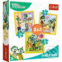 Treflíci: Být spolu je fajn 3v1 - puzzle z kategorie Maxi dílky