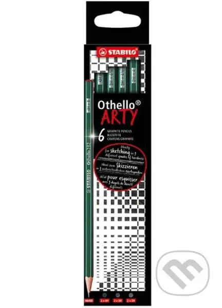 STABILO Othello - ARTY - balenie 6 ks - tvrdá tvrdosť
