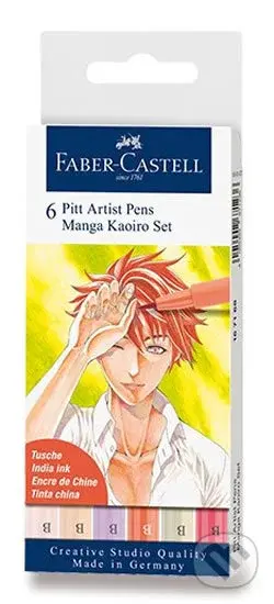 Faber - Castell Popisovač: Pitt Artist Pen Manga Kaoiro 6 ks