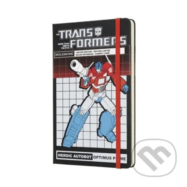 Moleskine - zápisník Transformers Optimus Prime (limitovaná edícia, stredný, linajkovaný)