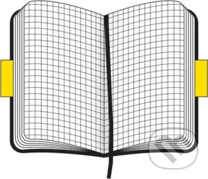 Moleskine - stredný štvorčekovaný zápisník v mäkkej väzbe (čierny)