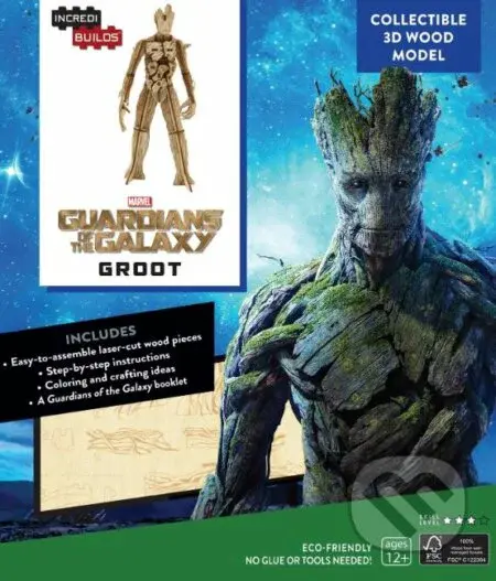 IncrediBuilds: Guardians of the Galaxy Groot (Collectible 3D Wood Model)