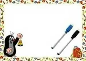 Stíratelná tabulka Krtek 3 - Zdeněk Miler