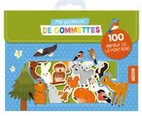 100 samolepek - animaux de la montagne / zvířátka z hor