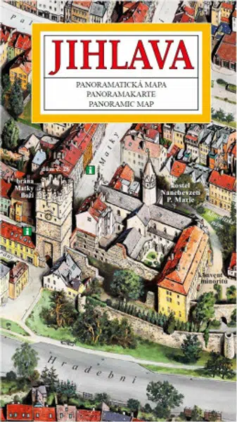 Jihlava - Panoramatická mapa / česky, anglicky, německy - Tomáš Rygl