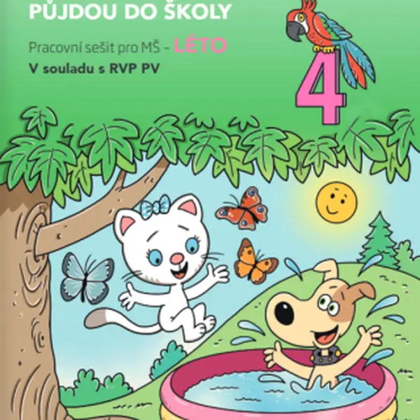 Mína a Maxík půjdou do školy (Pracovní sešit pro MŠ: Léto 4)