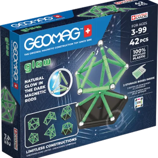 Geomag Glow Recycled 42 dílků