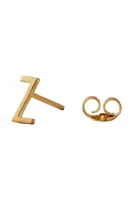 Pozlacené stříbrné náušnice Design Letters 90401001Z