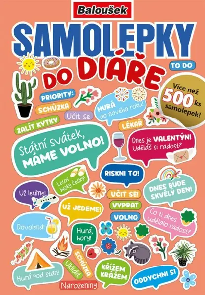 Samolepkový sešit - A5 - Samolepky do diáře