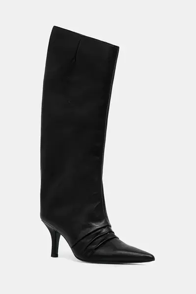 Kožené kozačky Patrizia Pepe