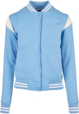 Dámská inset College Sweat Jacket clearwater/whitesand