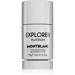 Montblanc Explorer Platinum deodorant v tyčinke pre mužov 75 g