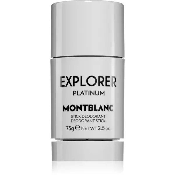 Montblanc Explorer Platinum deodorant v tyčinke pre mužov 75 g