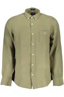 GANT LONG SLEEVE SHIRT MEN GREEN