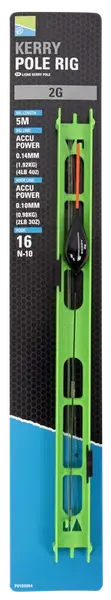 Preston innovations navázaná udička kerry pole rig - 0,5 g