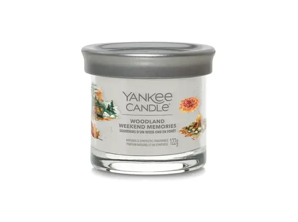 Yankee Candle Aromatická svíčka Signature tumbler malý Woodland Weekend Memories 122 g