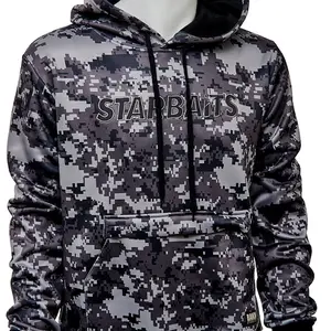 Starbaits mikina bank grey digi cam - l
