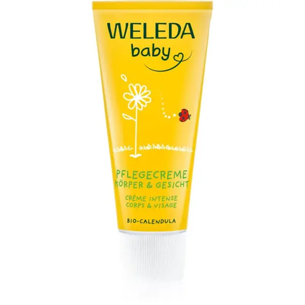 Weleda Baby and Child dětský ochranný krém na tělo a obličej měsíček 75 ml