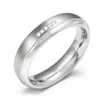 Boccia Titanium Titanový snubní prsten s diamanty 0130-09 52 mm