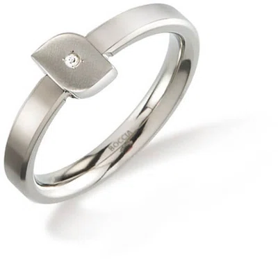 Boccia Titanium Titanový prsten s diamantem 0141-02 54 mm