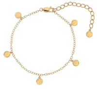 Hot Diamonds Půvabný pozlacený náramek s diamantem Jac Jossa Soul DL639