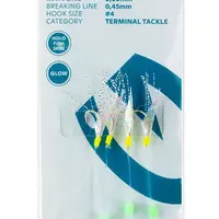 Kinetic návazec sabiki trembler holo fishskin pearl flash 130 cm #4
