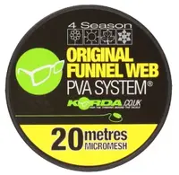 Korda pva náhradní punčocha funnel web micromesh refill 40 mm - 20 m